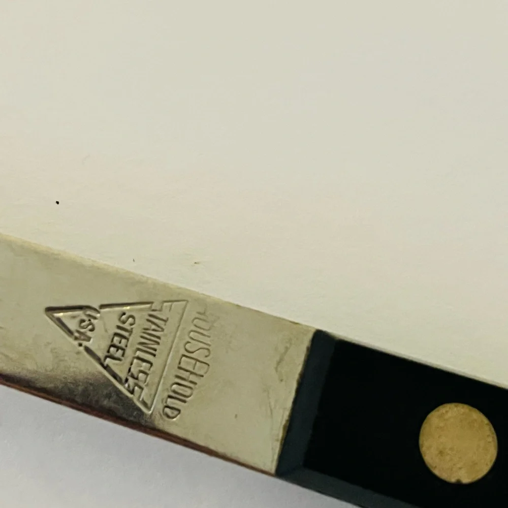 Vintage Ekco Flint Arrowhead Stainless Steel 2-Prong Meat Carving Fork 12”